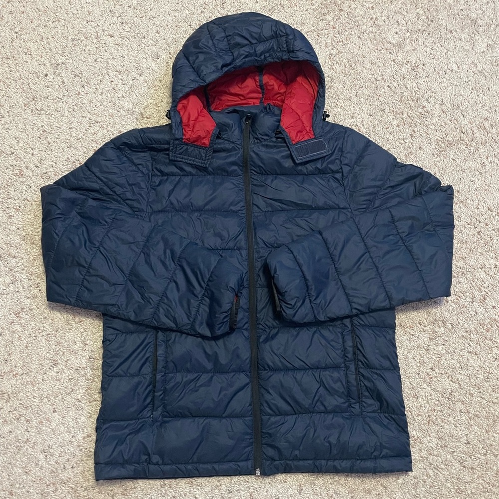 Abercrombie Lightweight Puffer Jacket w/ detachable hood